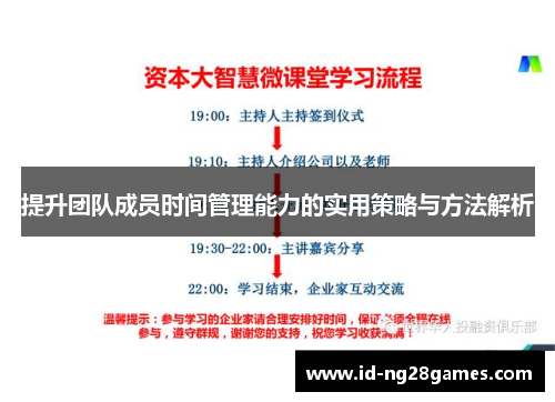 提升团队成员时间管理能力的实用策略与方法解析 提升团队成员时间管理能力的实用策略与方法解析